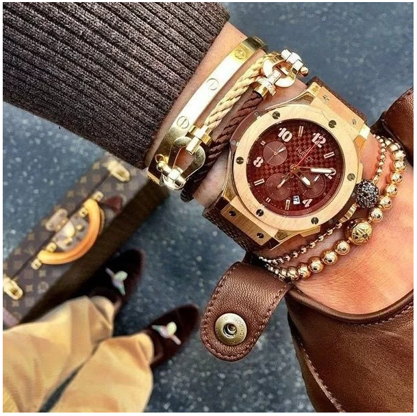 cach deo dong ho hublot 6