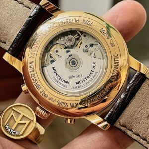 4 Montblanc 7074 18K Rose Gold Star GMT Chronograph 42mm