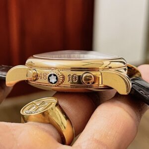 6 Montblanc 7074 18K Rose Gold Star GMT Chronograph 42mm