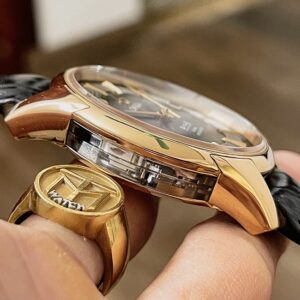 6 Omega DeVille Hour Vision 18k 431.63.41.21.13.001