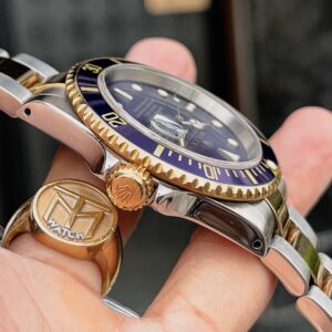 5 Rolex Submariner Blue Dial Steel Yellow Gold 16613