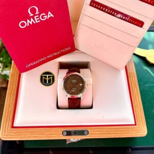 1 Omega DeVille Prestige 18K Rose Gold 424.23.40.20.13.001