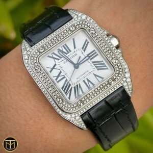 2 Cartier Santos De Cartier 100 Automatic
