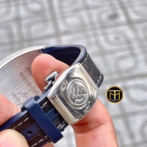 5 Franck Muller V41 SC DT Yachting Vanguard Navy Blue Pave
