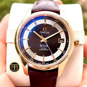 2 Omega Deville Hour Vision 18K 43163412113001