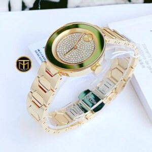 3 Dong ho nu Movado Bold Gold Lady's Watch Automatic