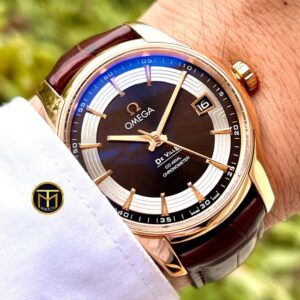 3 Omega Deville Hour Vision 18K 43163412113001