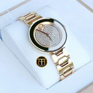 5 Dong ho nu Movado Bold Gold Lady's Watch Automatic