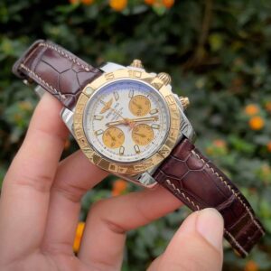 1 Breitling CB0140 Chronograph Inhouse 18K Bezel