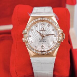 1 Omega Constellation 123.58.35.20.55.003 18k Rose Gold