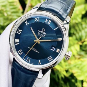 1 Omega DeVille Hour Vision Blue Dial 433.13.41.21.03.001