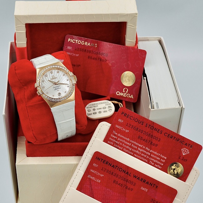 2 Omega Constellation 123.58.35.20.55.003 18k Rose Gold 2 Omega Constellation 123.58.35.20.55.003 18k Rose Gold