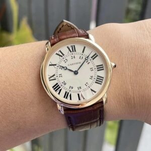 5 Cartier Louis Ronde Rose Gold 18k Au750 W6800251