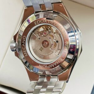 6 Edox Delfin Mecano 85303-3M-BUIGB Skeleton Automatic