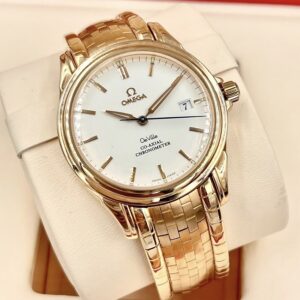 6 Omega DeVille 4154.20.00 Co-Axial Chronometer 18K Rose Gold