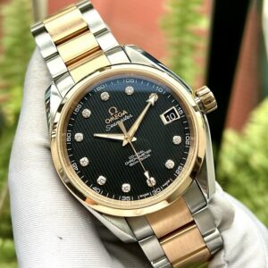 2 Omega Aqua Terra 23120392151003 Diamond Chronometer