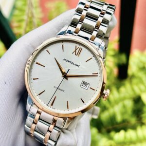 3 Montblanc Heritage 111625 Spirit Date Demi 18K Rose Gold