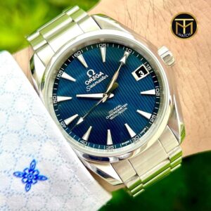 3 Omega Aqua Terra Co-Axial 8500 Blue 39mm 231.10.39.21.03.001
