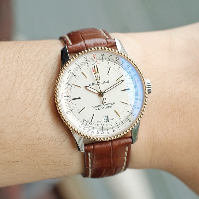 4 Breitling Navitimer 01 Rose Gold 18K SS U17325 4 Breitling Navitimer 01 Rose Gold 18K SS U17325