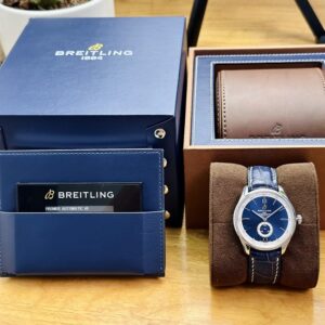 5 Breitling Premier Chronometer Blue 40mm A37340