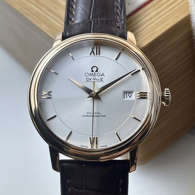 1 Omega DeVille Prestige 18K Rose Gold 424.53.40.20.02.001 1 Omega DeVille Prestige 18K Rose Gold 424.53.40.20.02.001