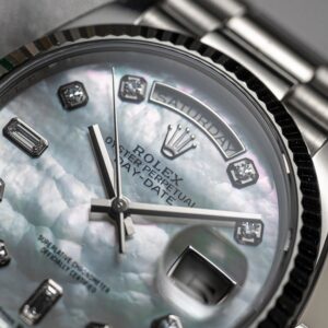 10 Rolex Day-Date 128239-0007 36mm 18K White Gold