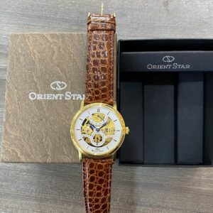 12 Orient Star FJ00-A0 Skelton Dial Gold Hand Winding