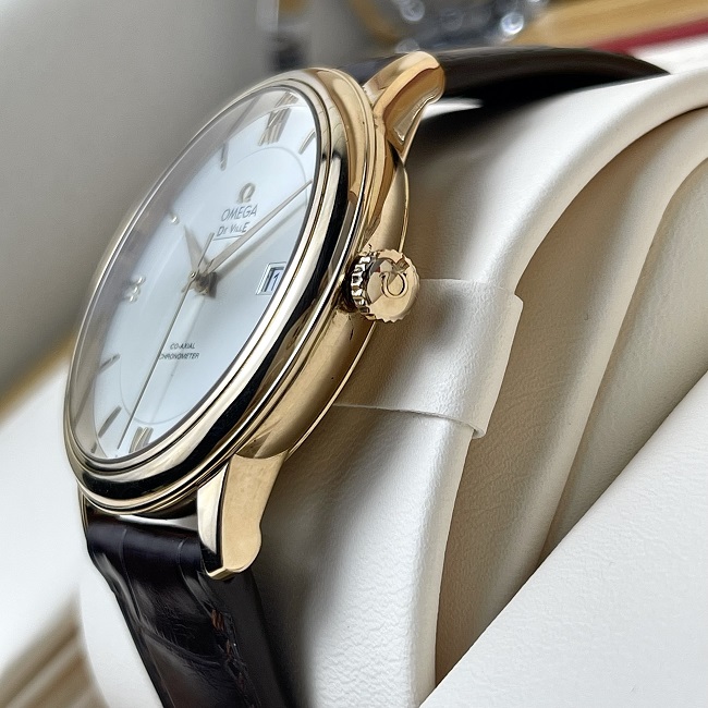 2 Omega DeVille Prestige 18K Rose Gold 424.53.40.20.02.001 2 Omega DeVille Prestige 18K Rose Gold 424.53.40.20.02.001