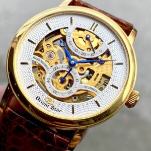 2 Orient Star FJ00-A0 Skelton Dial Gold Hand Winding
