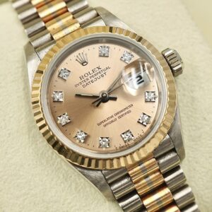 2 Rolex Datejust 69179 Demi Lady Watch 26mm