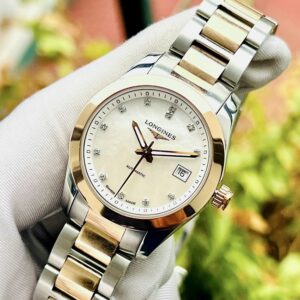 3 Longines Conquest Classic MOP Diamond L2.285.5.88.7