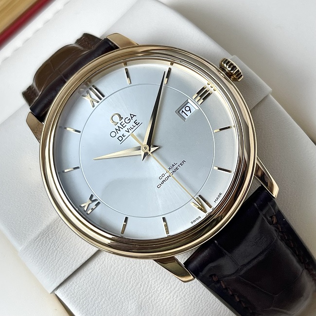 4 Omega DeVille Prestige 18K Rose Gold 424.53.40.20.02.001 4 Omega DeVille Prestige 18K Rose Gold 424.53.40.20.02.001