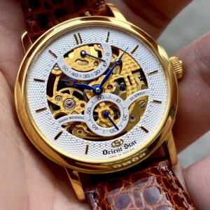 4 Orient Star FJ00-A0 Skelton Dial Gold Hand Winding