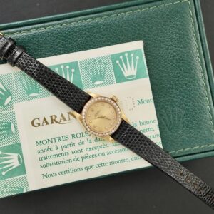4 Rolex Oyster Ladies 18K Gold Diamond Bezel 67188