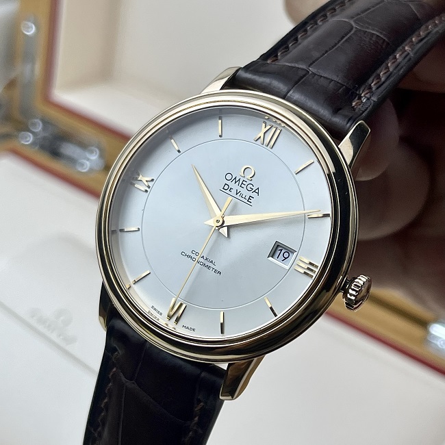 5 Omega DeVille Prestige 18K Rose Gold 424.53.40.20.02.0016 5 Omega DeVille Prestige 18K Rose Gold 424.53.40.20.02.0016