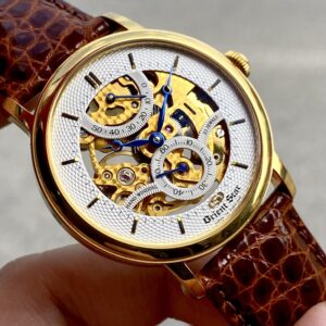 6 Orient Star FJ00-A0 Skelton Dial Gold Hand Winding