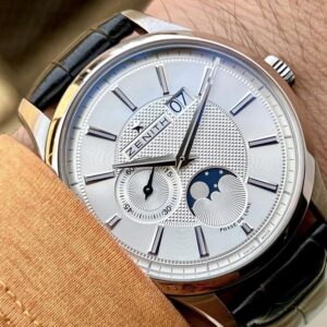 8 Zenith Captain 03214069102C498 Moonphase Men's Watch 40mm