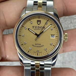 1 Tudor Glamour M55003-0004 Demi 18K Gold Automatic