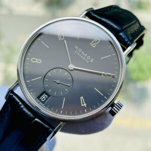 10 Nomos Glashutte Tangomat Ruthenium Datum 38mm 604
