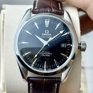 4 Omega Aqua Terra Co-Axial Chronometer Black Dial 28035037