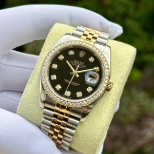 4 Rolex Datejust 116243 Black Dial Diamond Benzel