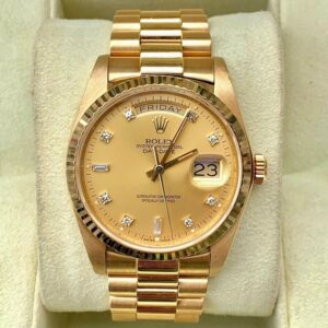 4 Rolex Oyster Perpetual Day-Date 18038 18K Gold Automatic