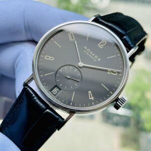 6 Nomos Glashutte Tangomat Ruthenium Datum 38mm 604