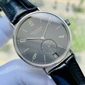 8 Nomos Glashutte Tangomat Ruthenium Datum 38mm 604