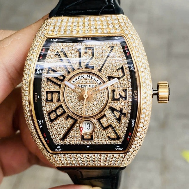 1 Franck Muller V41 SCDT Rose Gold Full Diamond 1 Franck Muller V41 SCDT Rose Gold Full Diamond