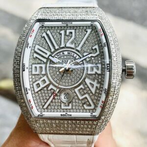 1 Franck Muller Vanguard White V41 SC DT 18k Custom Diamond