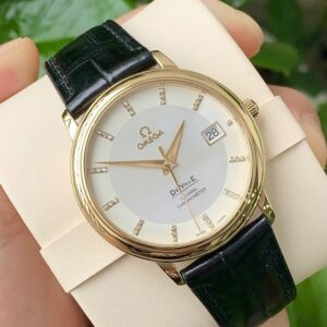 2 Omega DeVille Prestige 4617.35.02 Diamond Automatic