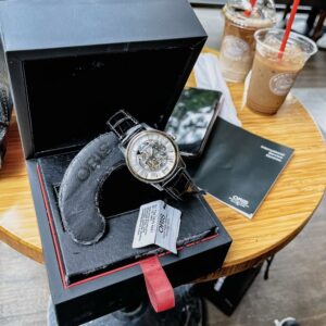 2 Oris Artelier Skeleton 73476704351LS Automatic