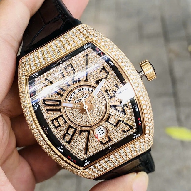4 Franck Muller V41 SCDT Rose Gold Full Diamond 4 Franck Muller V41 SCDT Rose Gold Full Diamond