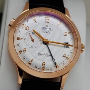 4 Zenith Elite Dual Time Chronometre 18112568202C490